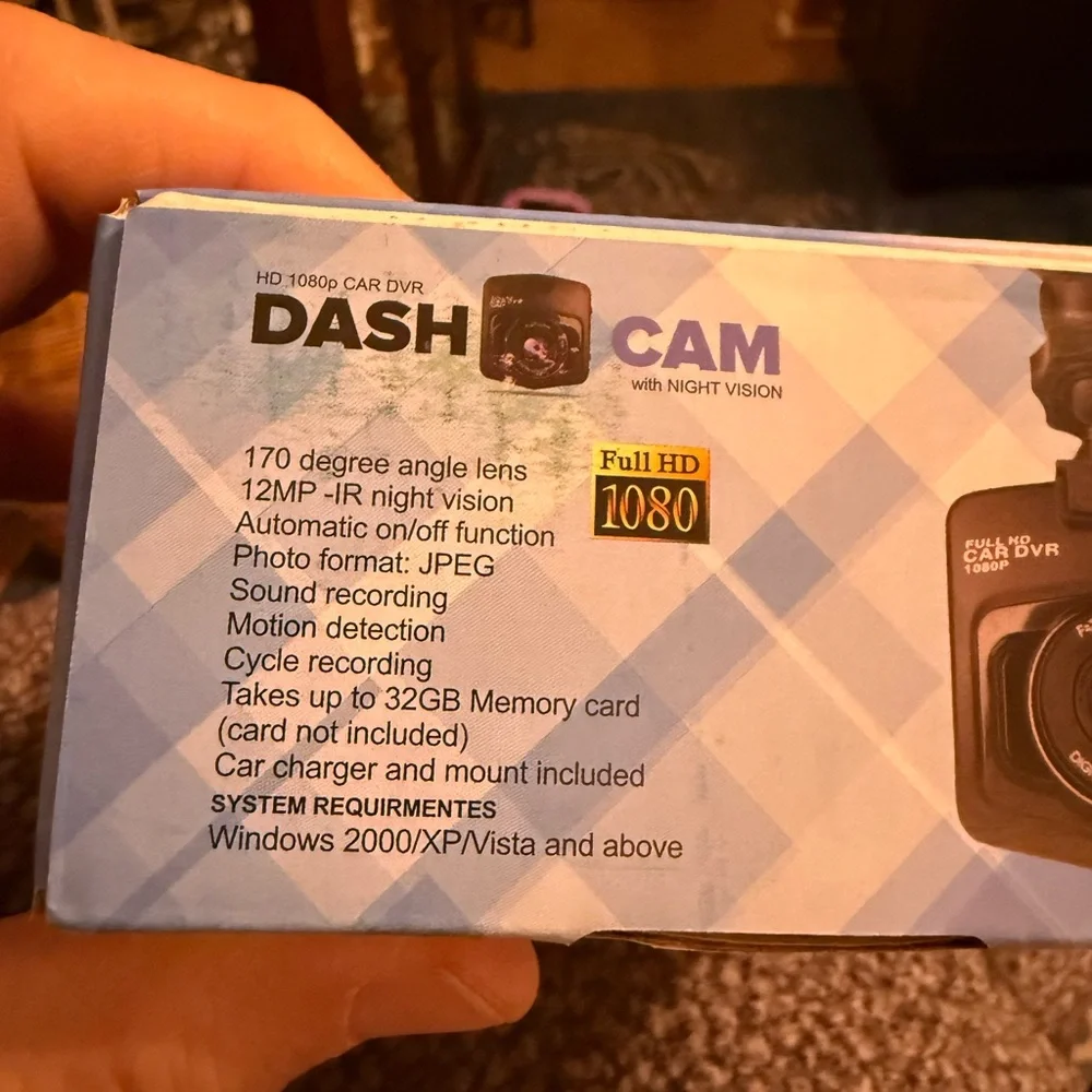 HD 1080p Dash Cam with Night Vision Brand new, no tags - Picture 4 of 4